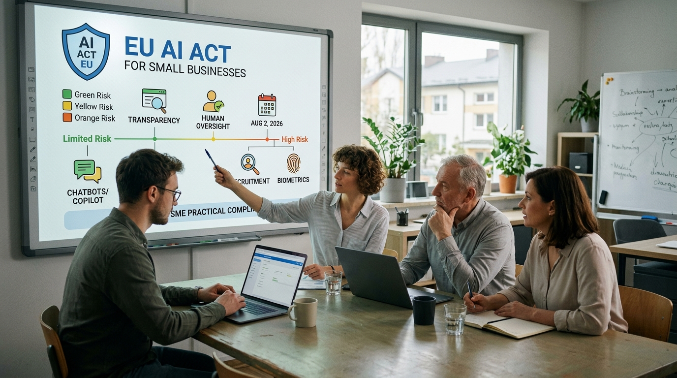 AI Act dla MŚP — co właściciel firmy musi wiedzieć przed sierpniem 2026