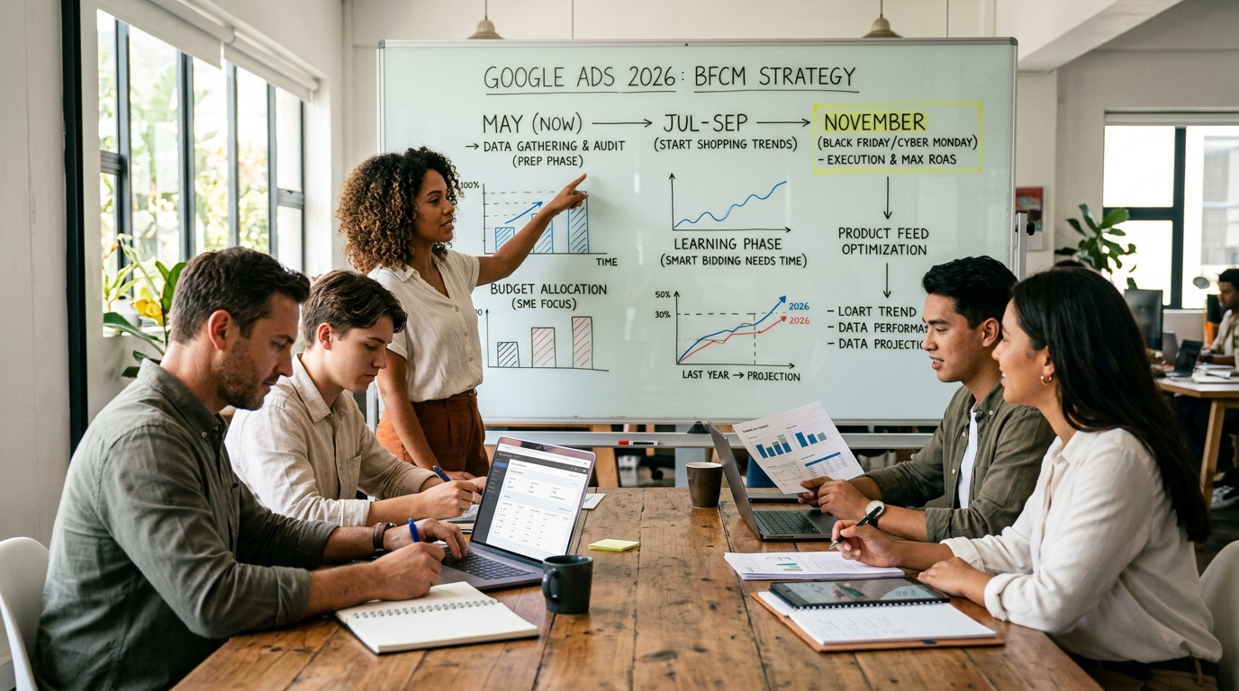 Black Friday 2026 w Google Ads — jak MŚP przygotować budżet już w maju