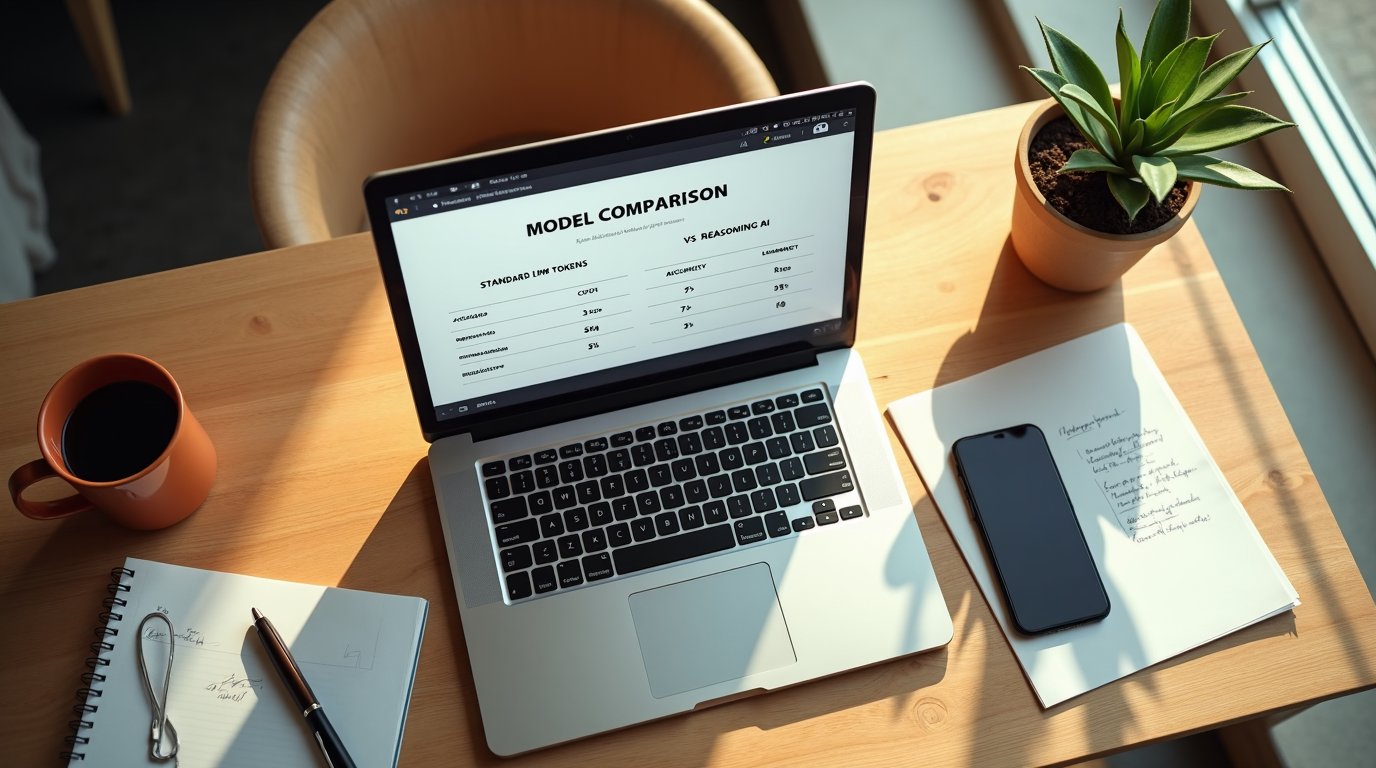 Reasoning models (o3, o4-mini, Claude z adaptive thinking) potrafią osiągać dokładność niedostępną dla standardowych modeli — ale kosztują 5–25× więcej. Pokazujemy, kiedy ta różnica ma sens dla małej firmy.