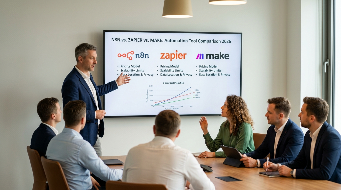 n8n vs Zapier vs Make w 2026 — które narzędzie do automatyzacji wybrać