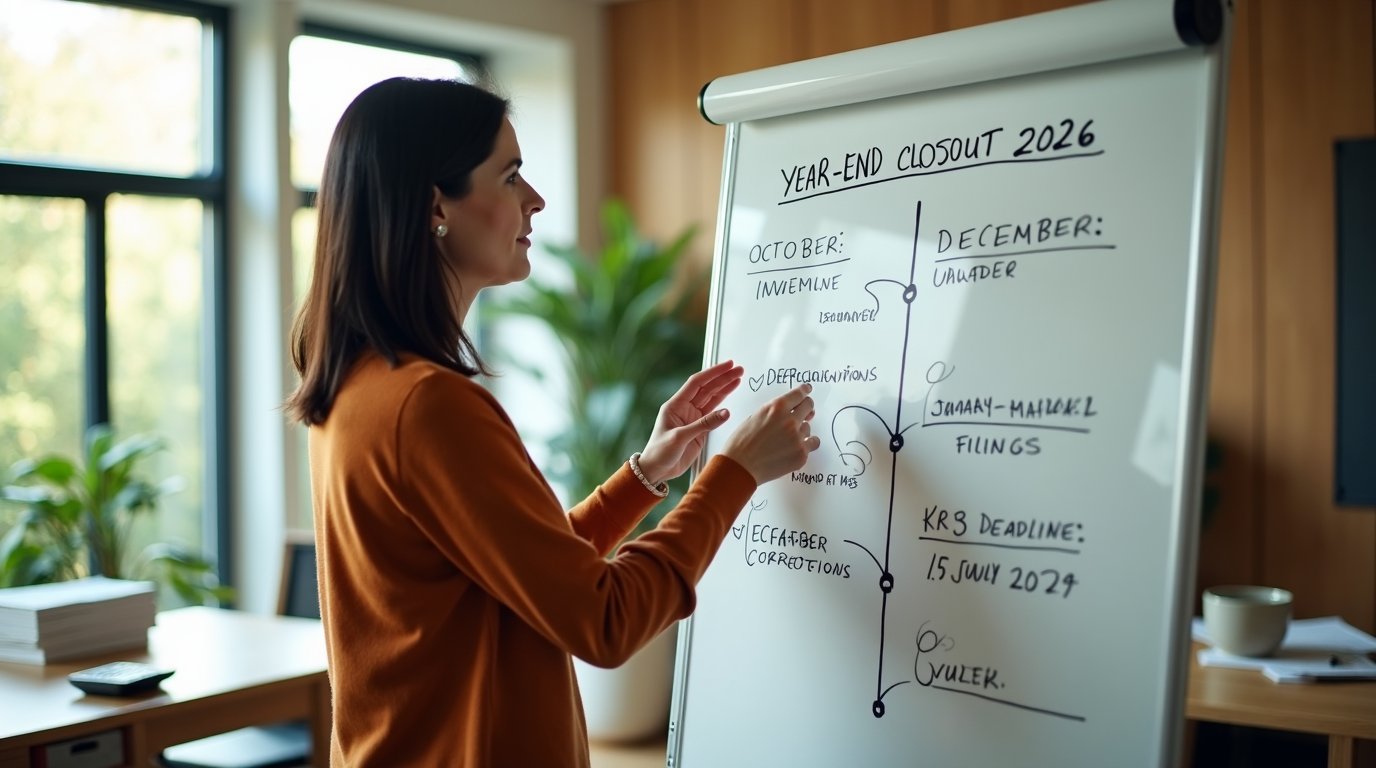 Zamknięcie roku księgowego 2026 — checklist dla MŚP: co zrobić przed 31 grudnia